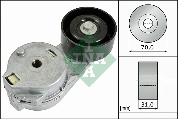 Belt Tensioner, V-ribbed belt